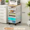Estante de Almacenamiento de Escritorio Organizador de Archivos de Datos Multicapa Gran Capacidad Estante de Almacenamiento de Archivos Extraíble Oficina