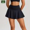 Falda de Tenis Deportiva al Aire Libre Transfronteriza para Mujer Patrón de Fábrica Bolsillo Personalizado Falda de Yoga Cintura Alta Anti-Exposición Falda de Fitness