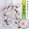 Punto escénico Celebridad de Internet Registro Cascada Muro de Flores Rosa Simulada Enredadera de Flores Enredadera de Flores Artificiales Pared de Tienda Decoración Suave Decoración de Paisajismo