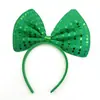 Nueva Diadema de Trébol para Festival Irlandés St. Sombrero Verde de San Patricio Diadema con Lazo Accesorios para el Cabello para Mujeres