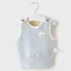 Chaleco para bebé con forro de terciopelo para primavera, otoño e invierno, para hombres y mujeres, chaleco cálido para proteger la barriga de los recién nacidos.