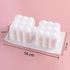 Pastel de Mousse de 2 piezas Molde de silicona cúbico tridimensional de 6 piezas Molde tridimensional de bola para pudín y gelatina Utensilios para hornear al por mayor