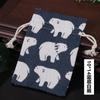 Bolsa de lino con cordón impresa en chino para guardar joyas, bolsa vacía de embalaje, impresión directa de logo de fábrica, en stock 10*14