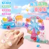 Nuevas Pegatinas en Relieve Jenga Girl DIY Adornos Pequeños Hechos a Mano Pegatinas Decorativas 3D para Aliviar el Estrés Pegatinas Educativas para Niños