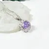 Brincos de Zircônia Korean Style Super Brilhante Corte Flor de Gelo Redondos Gesien Jewelry Anel de Moda Casual Brincos Pingente Joias