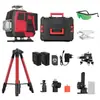 Nivel láser transfronterizo, en stock, con luz verde, alta precisión, 3D 12 líneas/4D 16 líneas, para alineación de paredes y proyección