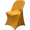 Funda elástica plegable para silla transfronteriza, funda gruesa para silla de banquete de boda de hotel, funda completa para asiento de silla, funda para taburete