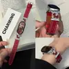 Adequado para Pulseira de Relógio Xiaomi Mi Band 11 Cravejada com Diamantes, Moda Outono e Inverno Novo Estilo 8ª Geração Pulseira de Couro com NFC para Meninas