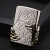 Encendedor de queroseno con personalidad de latón de la marca CHIEF para hombre, sello clásico de Amazon, guerrero femenino, genuino