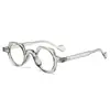 Gafas Multilaterales Cuadradas Redondas Anti Luz Azul ins Unisex Lente Plana Versátiles de Moda Estilo Japonés Europeo Transfronterizo