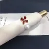 Anel de Pérola de Água Doce Natural de Zhuji, Joia de Pérola Flor Vermelha de Ano Novo, Design Aberto Ajustável, Fornecimento Atacadista