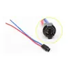 Luz de Instrumento T5 para Carro Luz de Cinzeiro Lâmpada de Luz de Câmbio Soquete de Lâmpada com Base de Fio W1.2W 2.3W