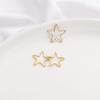Japonés y Coreano 14k Galvanoplastia Conservación del Color Lote Flores Geométricos Accesorios DIY Pendientes de Perlas Hechos a Mano Colgante Joyería Colgante Primer Material de Joyería
