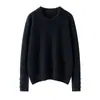 Estilo Novo Outono e Inverno Suéter de Cashmere com Gola de Boneca Pulôver Suéter de Tricô para Mulheres com Camisa de Base Slim Mangas Longas e Roupa Externa Grossa