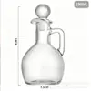 Olla de Aceite Gruesa en Stock con Tallado Creativo y Asa, Botella de Condimento para Vino de Cocina, Botella Dispensadora de Salsa de Soja