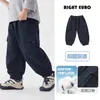 Calça Comprida Casual Masculina Estilo Europeu Direito Outono 2026 Nova Roupa Infantil Calças para Meninos Pequenos Primavera e Outono
