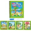Libro Mágico de Pintura con Agua, Graffiti Repetible, Libro de Colorear de Pintura con Agua Clara, Pintura Educativa para Bebés, Juguetes de Jardín de Infancia para Niños y Niñas