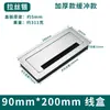 Tapa para Agujero de Cable de Escritorio con Cepillo Amortiguador, Caja de Gestión de Cables, Tapa Decorativa para Cables de Escritorio, Placa Cuadrada para Cubrir Cables de Mesa de Conferencias