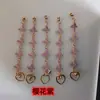 Nova Corrente para Capa de Celular Borboleta, Anti-Queda, Corrente de Celular Antiderrapante, Acessório Pingente, Alça de Pulso, Corrente de Celular Boneca