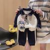 2026 Novo Estilo Boneca Infantil Esportivo Casual Estiloso Conjunto de Duas Peças Primavera e Outono Respirável Moda Casual