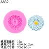 Molde Girasol Margarita Flor de Durazno DIY Flor Sakura Difusor Yeso Chocolate Pastel Adorno Molde de Silicona