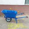 Monociclo, Plataforma Plana, Construcción Agrícola de Empuje-Tire, Transporte Doméstico, Carrito de Dos Ruedas, Camión Volquete