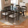 Mesa de jantar e cadeiras para casa mesa de jantar pequena para apartamento combinação de móveis de mesa para quarto de aluguel para comer sala de estar quarto de aluguel rural para alugar