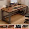 Escritorio de Computadora para Dormitorio, Uso en Casa, Escritorio Rectangular de Oficina, Escritorio de Estudio para Estudiantes, Escritorio Sencillo Personalizable