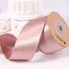 Fita de cetim brilhante criptografada dupla face material para laço diy laço feito à mão fita de segurar fita fita sólida de poliéster e algodão