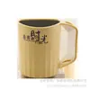 Taza de Cepillo de Dientes Multifuncional Rayada Guanghua para el Hogar Conveniente Simple Doble Capa Engrosada Taza de Lavado Doble para Pareja de Viaje