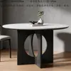 Patas de Mesa de Madera Maciza Usadas, Encimera de Mármol Piedra de Lujo, Mesa Redonda para Apartamento Pequeño, Base de Mesa de Comedor, Soporte y Marco de Soporte