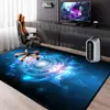Tapete Tridimensional para Sala de Estar Doméstica Transfronteiriço Tapete Decorativo Silencioso para Sala de Jogos E-Sports Tapete de Chão Antiderrapante de Silicone Venda por Atacado