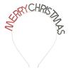 Europa y Estados Unidos nueva moda NAVIDAD tocado accesorios para el cabello empalme color FELIZ NAVIDAD NAVIDAD diadema al por mayor