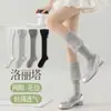 Calcetines para Mujer Puro Deseo Seda Blanca Encaje 3D Seda Negra Medias de Muslo Femeninas Ultra-Delgadas Transparentes Antideslizantes Calcetines Largos hasta la Rodilla con Corte