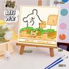 Pintura a Óleo Digital de Cachorro com Linha DIY Colorir à Mão Grafite Desenho Animado Fofo Decoração Curativa Fabricante Atacado