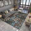 Alfombra de estilo nórdico para sala de estar, mesa de centro, moderna, sencilla, para dormitorio, mesita de noche, área grande, para el hogar