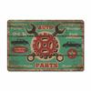 Uau Placa de Licença de Folha de Flandres Personalizada Design Personalizado Artesanato de Metal Criativo para Pendurar na Parede Sala de Estar Bar Fábrica de Pintura em Folha de Flandres