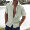 Camisa informal de manga corta ajustada de punto con solapa explosiva, estilo Amazon Wish ebay, estación independiente transfronteriza 2023