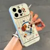 Funda de Teléfono Bordada de Gatito y Cachorro para Pareja, Adecuada para Apple 17 Pro Max, Alto Valor Estético para Niñas, Compatible con Huawei, Xiaomi, Vivo