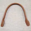 Nova Bolsa de Couro Costurada no Centro com Borda Oleada Bolsa de Mão de Couro Pu com Alça de Bolsa de Couro Genuíno Acessórios