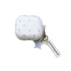Estojo Protetor de Fone de Ouvido Estilo Coreano Estrela Branca e Azul para AirPods 4ª Geração Adequado para Fones de Ouvido Apple Airpods3/Pro