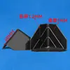 Protectores de Esquina de Cartón de Plástico, Protectores de Borde Anticolisión, Protectores de Esquina de Plástico de Tres Lados, Logística de Comercio Electrónico de Exportación Transfronteriza, Antigolpes, En Stock, Negro