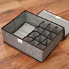 Caja de almacenamiento para ropa interior con tapa, tipo cajón, tres en uno, para dormitorios estudiantiles, calcetines y uso doméstico, con compartimentos para organización