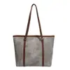 Bolsa Tote de Ombro Estilo Harajuku Japonês para Mulheres 2026 Primavera Nova Cor Color-Blocking Bolsa de Ombro Tendência Bolsa de Braço