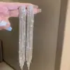 Escarcha Centelleante: Aretes de Borla Ovales de Zircón con Aguja de Plata, Aretes de Botón Estilo Francés de Lujo Ligero, Accesorios para Orejas de Mujer de Nicho de Alta Gama