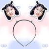 Faixa de cabelo tridimensional de primavera de Shen Yue Faixa de cabelo Grampo de cabelo Concerto Assistência ao redor