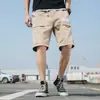 Pantalones casuales de verano para hombre al por mayor, pantalones cortos de algodón lavado para adolescentes, pantalones cortos de camuflaje para hombre transfronterizos