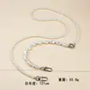 Bolso Cruzado de Perlas Irregulares Lanyard Largo Portátil para Teléfono Móvil Lanyard Sencillo de Perlas para Teléfono Móvil Cadena para Teléfono Móvil Cadena Cadena