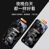 Funda luminosa para teléfono móvil de Oso Violento Cielo Estrellado para Apple 17/Huawei/Xiaomi/Samsung/Vivo/Oppo Dibujos Animados