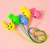 Apito de Futebol da Copa do Mundo, Apito de Plástico com Rosto Sorridente, Apito de Árbitro, Presente Infantil, Adereços para Torcer, Brinquedo de Banca de Rua